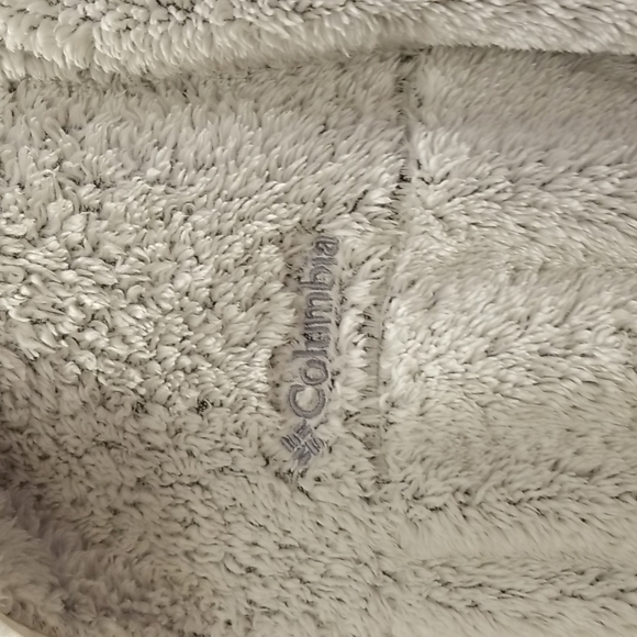 Columbia XL women's plush fleece jacket full zip 2 pockets polyester Like new - Picture 5 of 10